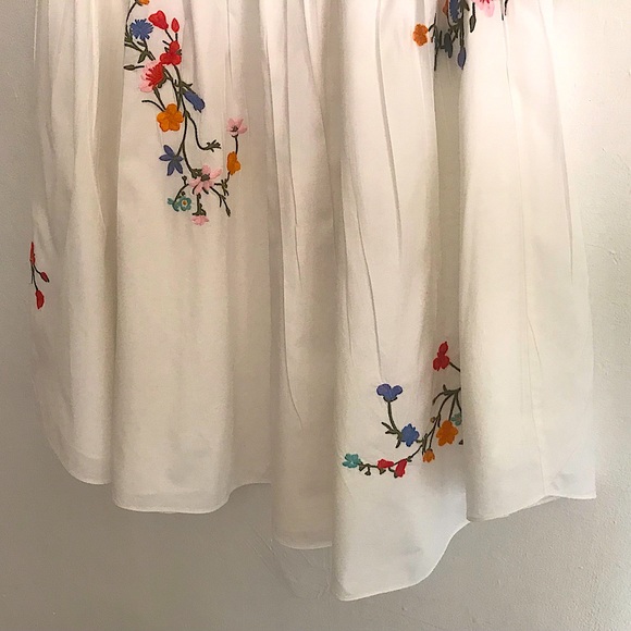 TORY BURCH Cassie Delphi Embroidered Skirt - Picture 11 of 14